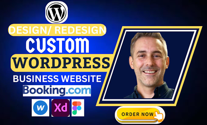 Gig Preview - Develop custom wordpress business website design with divi or elementor pro