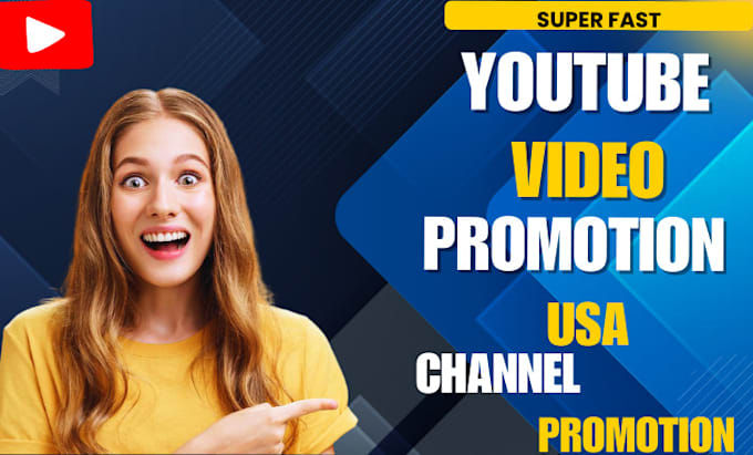 Gig Preview - Do superfast organic youtube video promotion, USA channel promotion