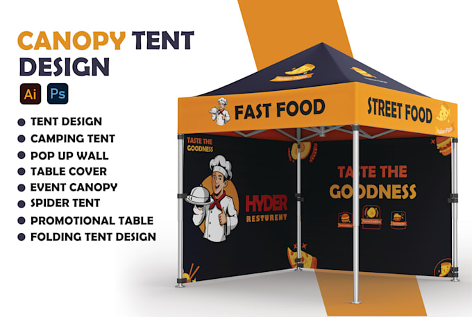 Bestseller - design canopy tent design, table cover, feather flag