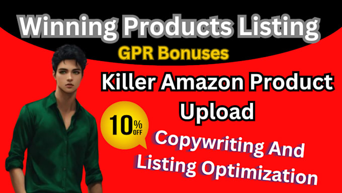 Gig Preview - Create amazon product listing, variation, or fix amazon listing