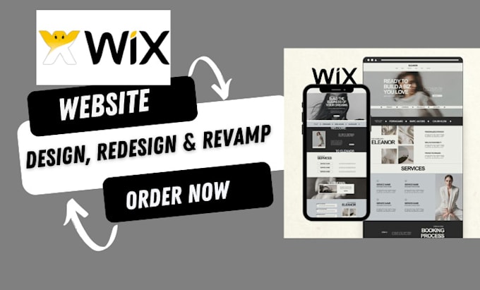 Gig Preview - Design wix website, redesign wix website, revamp wix website