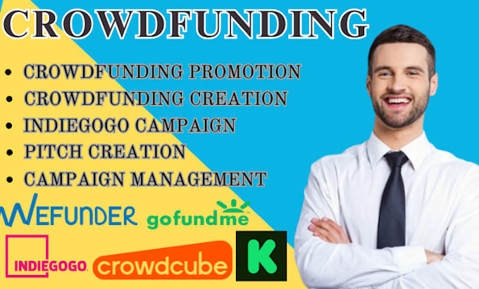 Gig Preview - Crowdfunding consult fundraising  guru gofundme success donation drive backers