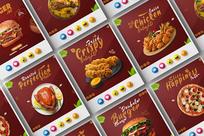 Bestseller - design food menu, flyer, poster and instagram ads