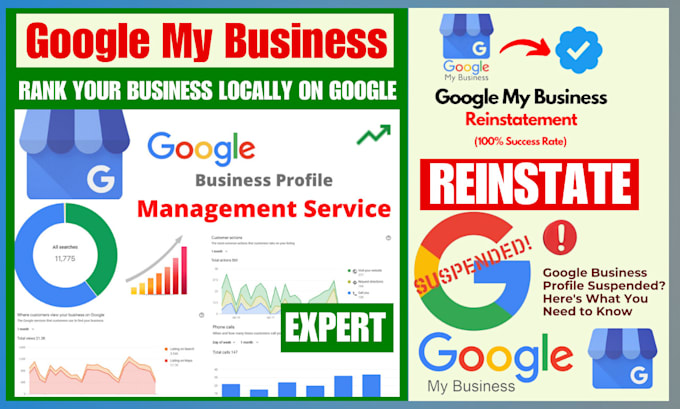 Bestseller - setup, reinstate suspended google my business profile verification gmb ranking