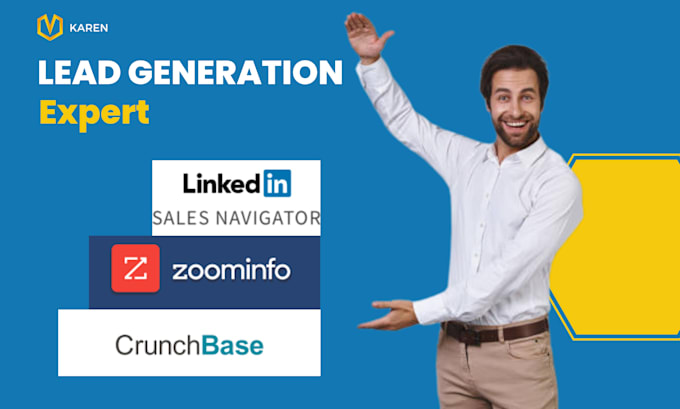 Gig Preview - Do b2b lead generation using zoominfo, crunchbase pro, sales navigator