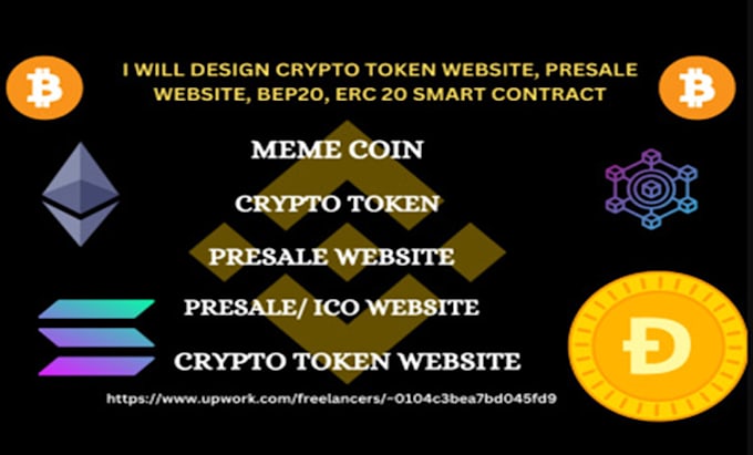 Bestseller - create a professional meme coin website, crypto token website, and pepe meme web