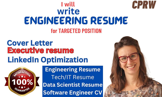 Gig Preview - Write ats resume for engineers, cybersecurity, engineering resume cv to land job