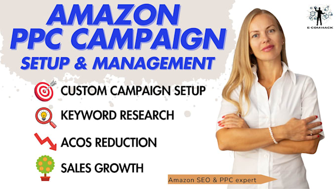 Gig Preview - Setup amazon PPC campaign fba, KDP