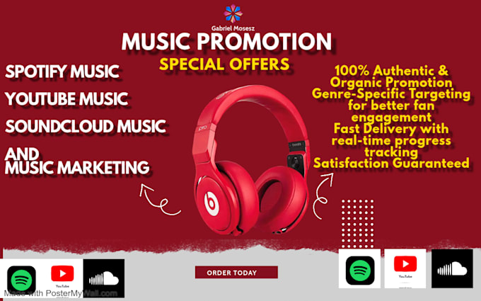 Gig Preview - Organic music marketing for spotify, youtube, and soundcloud