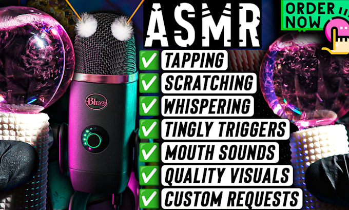 Gig Preview - Create high quality asmr videos for your youtube channel