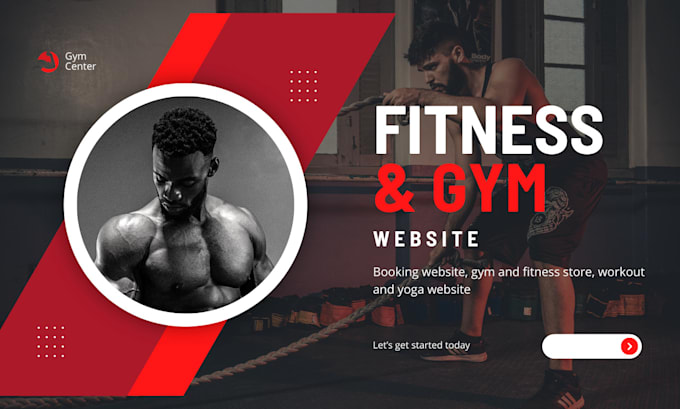 Gig Preview - Build fitness website, gym website, gym, yoga, workout coaching website