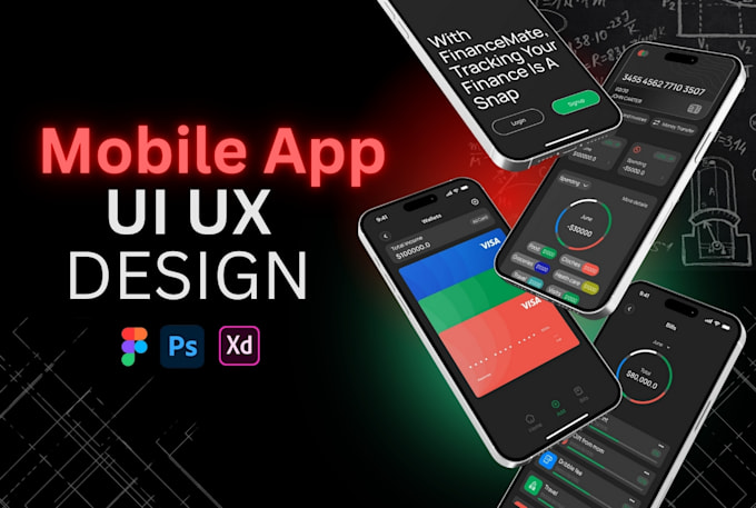 Gig Preview - Do professional mobile app ui ux design, figma app design and app ui design