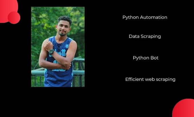 Gig Preview - Develop a fast and efficient web scraping bot in python