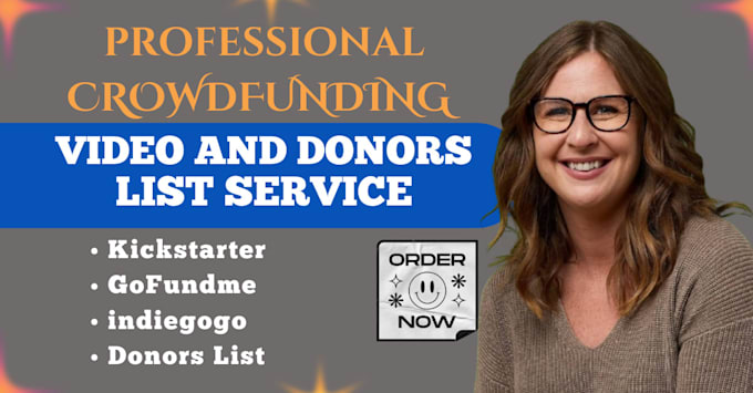 Bestseller - do crowdfunding donors list campaign video for indiegogo, kickstarter promotion