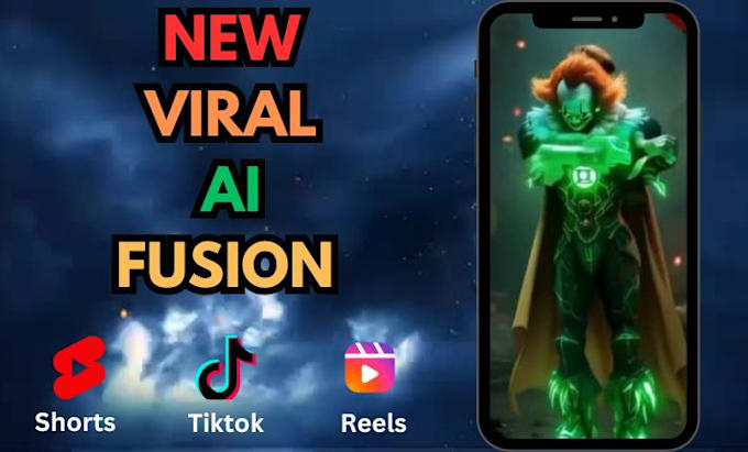 Gig Preview - Create viral ai fusion video, human and animal hybrid with ai creativity