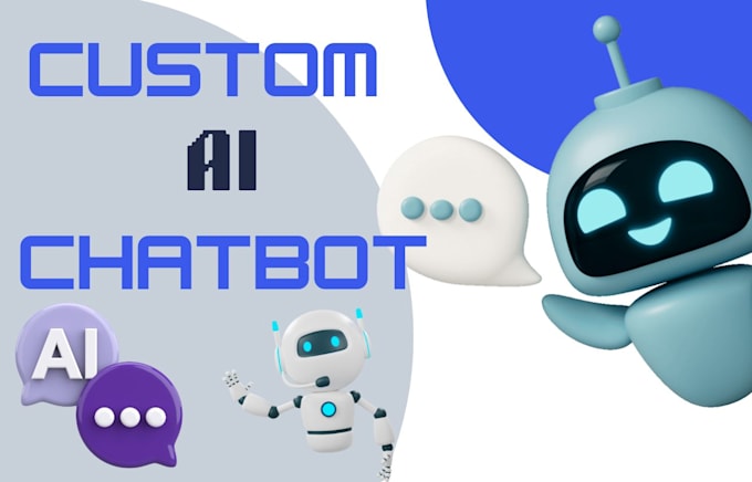 Gig Preview - Make custom ai chatbot for website voiceflow botpress relevance ai vapi deepseek