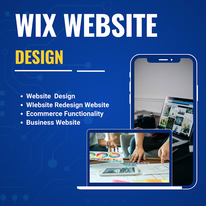 Gig Preview - Design wix website, redesign wix website, edit website