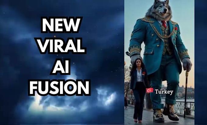 Gig Preview - Do viral ai fusion videos for titkok youtube shorts and instagram