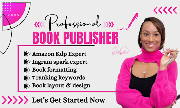 Gig Preview - Publish your book on amazon KDP, format kindle books, createspace formatting