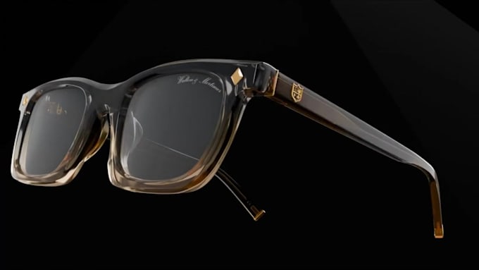 Gig Preview - Do 3d eyewear animation 3d sunglass design eyewear design,product rendering