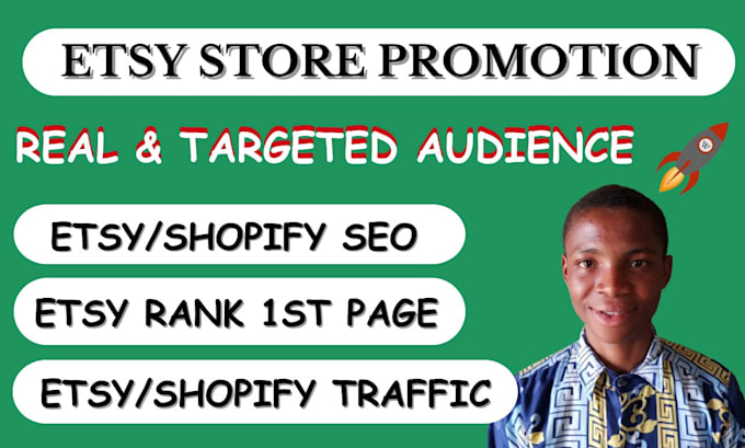 Bestseller - do etsy store promotion seo etsy traffic to boost etsy sales using tiktok shop