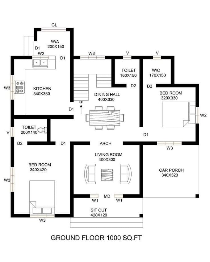 Gig Preview - Design your architectural floor plan in revit cad