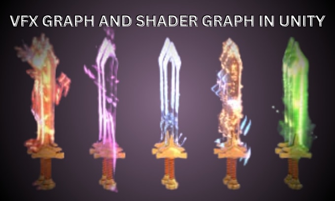 Gig Preview - Create unity realtime vfx simulation, shader graph, vr rpg game particle system