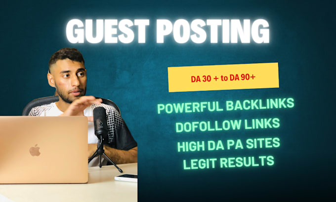 Gig Preview - Write and publish quality guest posts on high da pa websites