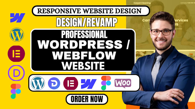 Bestseller - clone revamp wordpress website design webflow website redesign figma to webflow