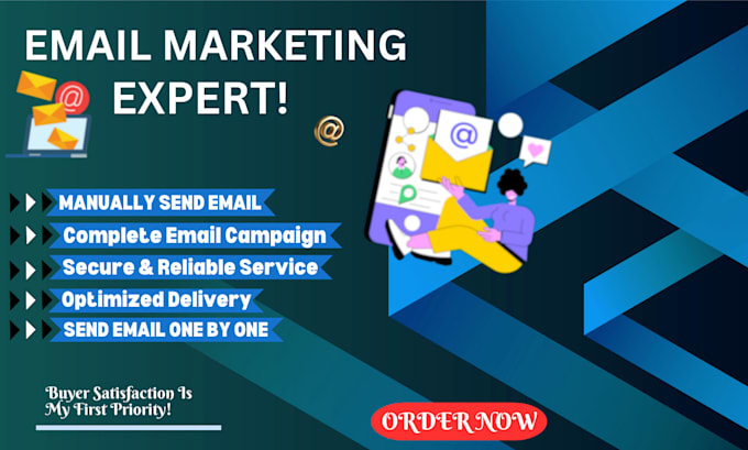 Gig Preview - Expert email campaign and manual email sender 500  emails