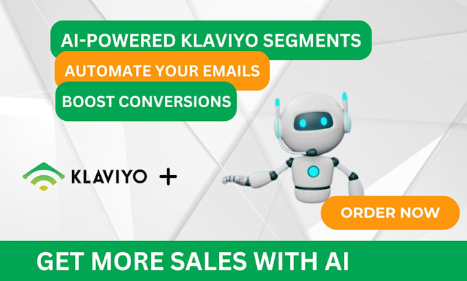 Gig Preview - Setup ai powered klaviyo segments, klaviyo flows for targeted email marketing