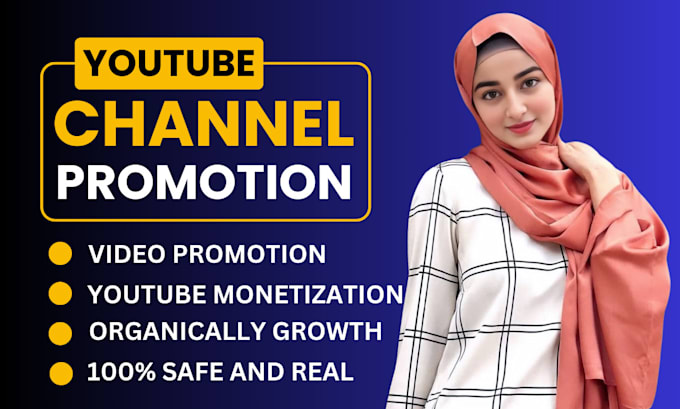 Gig Preview - Do promotion for youtube channel monetization