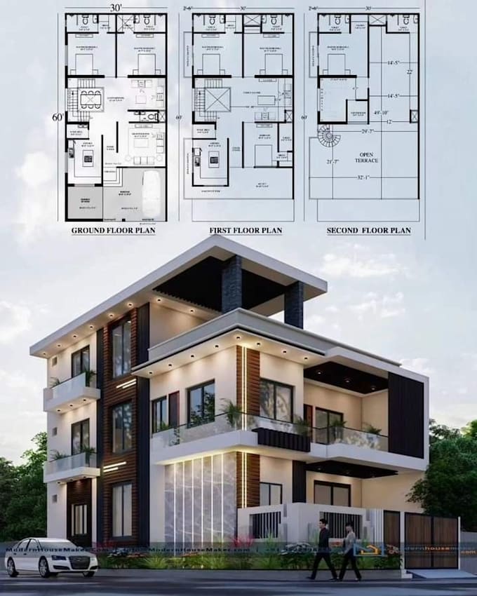 Gig Preview - Draw and modify 2d floor plan, provide architectural stamp and engineering stamp