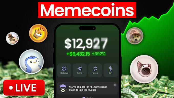 Gig Preview - Solana memecoin promotion crypto promotion memecoin pump fun