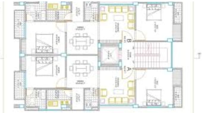 Gig Preview - Do architecture, 2d floor plan, blueprint, autocad, floor plan design