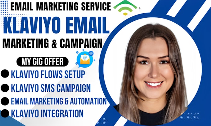 Gig Preview - Setup klaviyo email marketing campaign, klaviyo flows and do shopify marketing