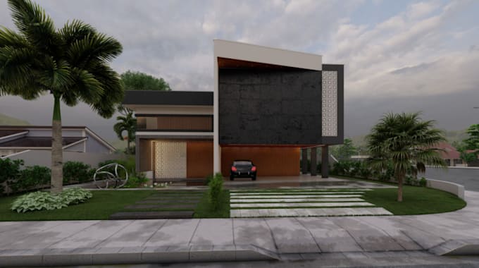 Gig Preview - Modernize morty house,base model,cgi render,rooftop terrace,exterior layout