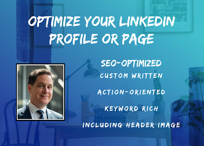 Gig Preview - Optimize your linkedin profile or page