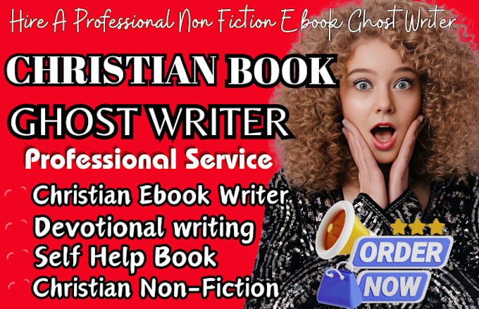 Gig Preview - Be your ghostwriter, christian ebook, nonfiction writer, ebook ghostwriting