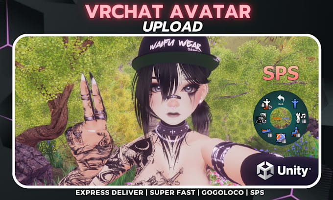 Gig Preview - Upload a vrchat avatar for you extra fast