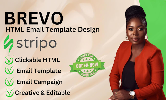 Gig Preview - Do HTML email template design on stripo and brevo