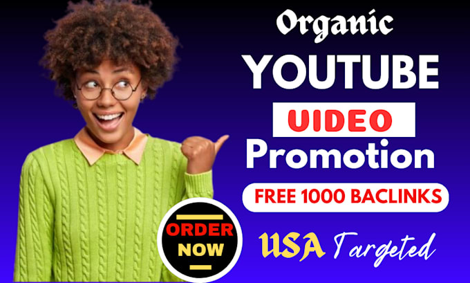 Gig Preview - Do USA youtube promotion, USA channel promotion to active audience