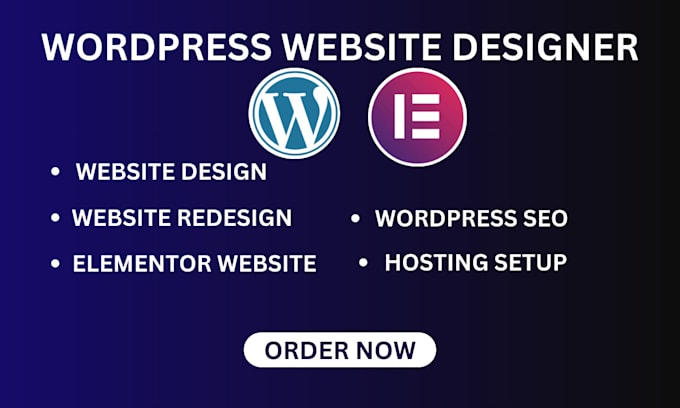 Gig Preview - Design your wordpress website on any hosting platform