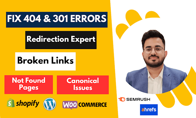 Gig Preview - Fix 404 error, not found pages using 301 redirects