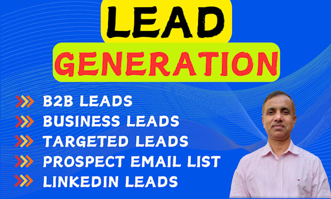 Gig Preview - Provide b2b leads and business leads, targeted leads, and prospect list