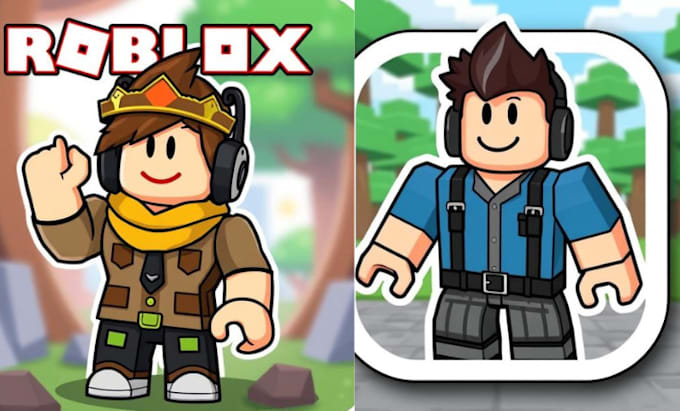 Gig Preview - Make roblox gfx icon thumbnail cartoon  thumbnail minecraft game design