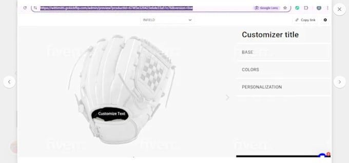 Gig Preview - Personalize your 2d 3d baseball glove or watch with zakeke and kickflip unleash