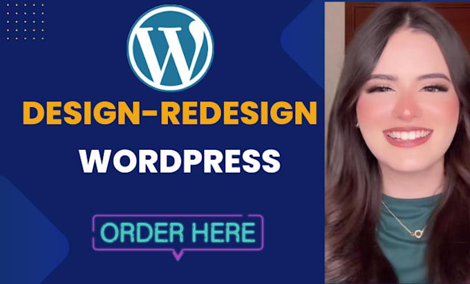 Gig Preview - Build responsive wordpress website design and redesign as front end development