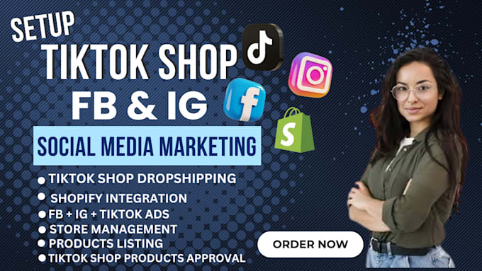 Bestseller - setup tiktok shop, instagram shop, facebook shop, fb ads and shopify marketing