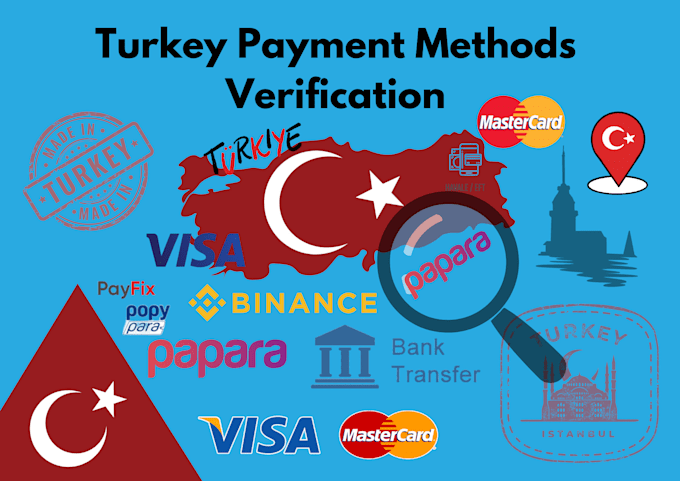 Gig Preview - Verify turkey payment methods for you